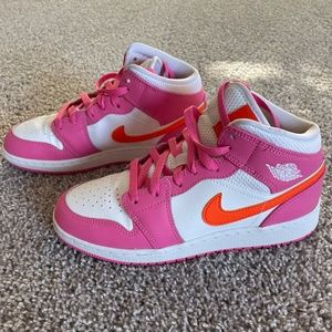 Pink & Orange Jordan’s